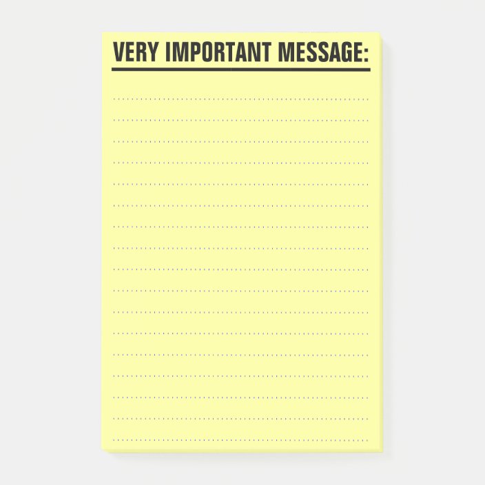 Large PostIt Notes with lined paper