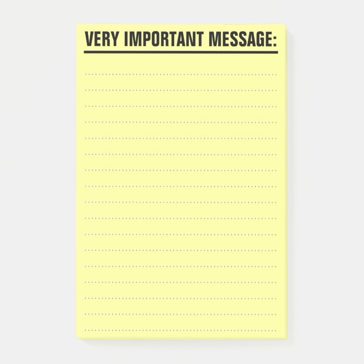 Large PostIt Notes with lined paper Zazzle