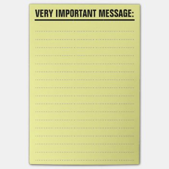 Large Post-it Notes With Lined Paper by ERICS_FUN_FACTORY at Zazzle