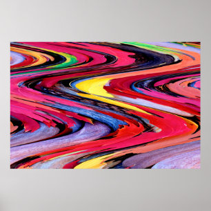 Large Poster 24 x 36 in Muted Colors - Fall Dance