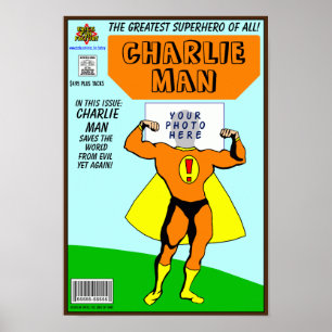 Large Poster Featuring YOU as a Superhero!