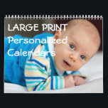 Large Print Family Photo Calendar<br><div class="desc">Keep your family organized and smiling with our Large Print Family Photo Calendar! Add your favorite photos and enjoy big, easy-to-read dates perfect for busy households. A thoughtful way to celebrate memories while planning your year in clear, beautiful style!</div>