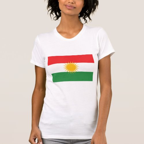 LARGE PRINT Kurdistan Flag T_Shirt