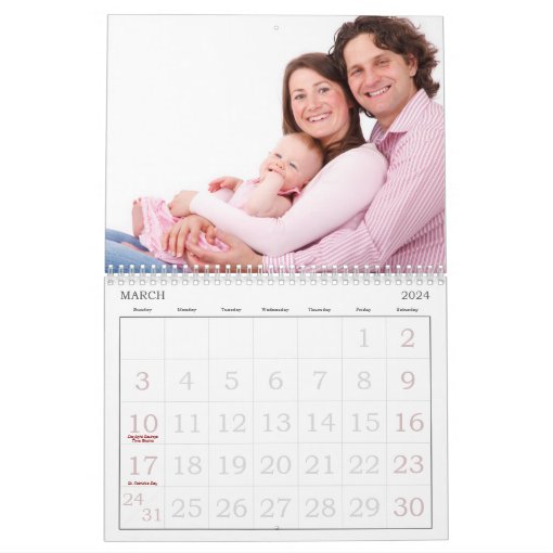 Large Print Personalized Calendars | Zazzle