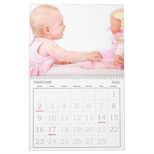 Large Print Personalized Calendars | Zazzle