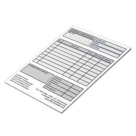 Large Professional Business Invoice/quotation Notepad
