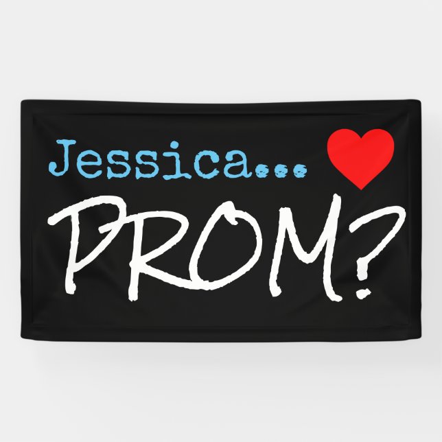 Large Promposal Personalized Prom Banner Sign (Horizontal)