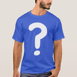 Large Question Mark Game Costume Shirt
