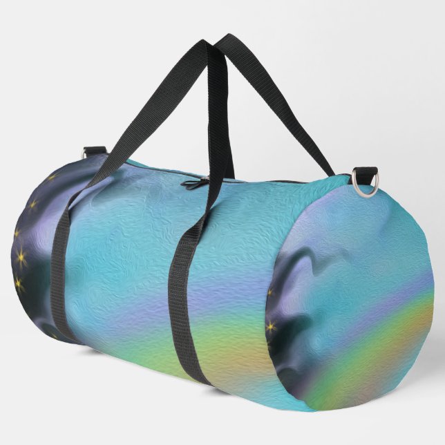 Large Rainbow Duffle Bag (Left Corner)