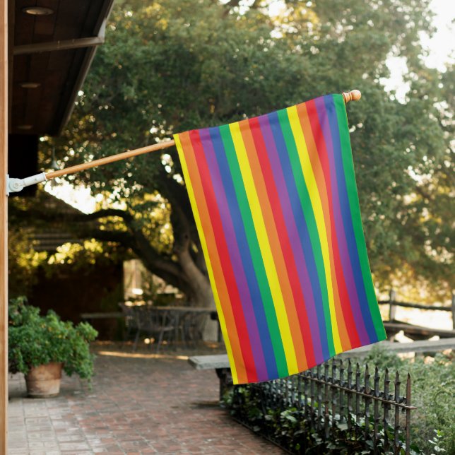 Large Rainbow Flag (In SItu)
