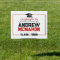 Large Red & Black Graduation Party Yard Sign