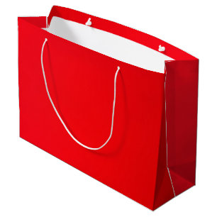 Large Red Gift Bag, Insanely Red (The Reddest Red) Bag