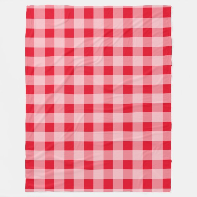 red and white plaid picnic blanket