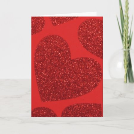 Large Red Heart Valentine Card