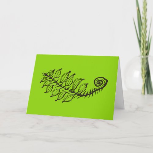 Large Regeneration Drawing  Poem Card