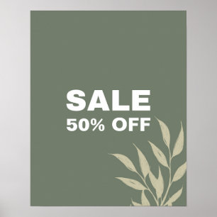 Large Retail Sale Sign, Editable Boutique Sale Poster