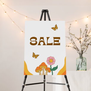 Large Retro Autumn Sale Signage, Foam Board