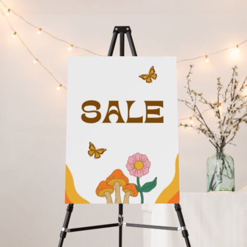 Large Retro Autumn Sale Signage Foam Board