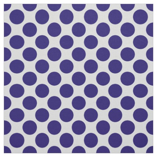 Large retro dots - grey / gray and navy fabric
