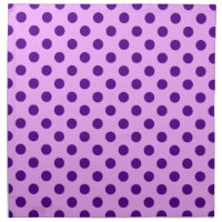 Large retro dots - purple and orchid
