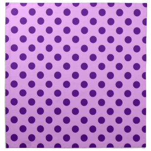 Large retro dots - purple and orchid napkin