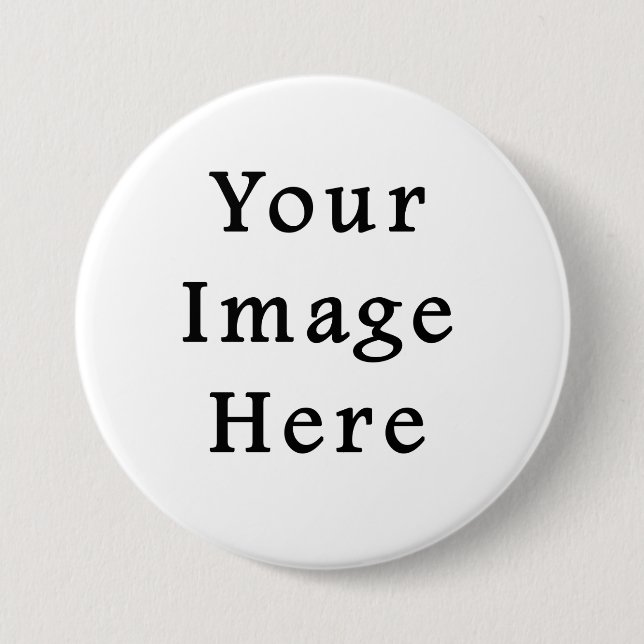 Large Round Button Pin - Customized Template Blank (Front)