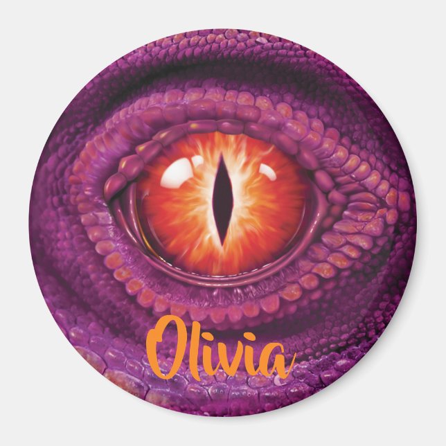 Large round Dragon's Eye magnet (Front)