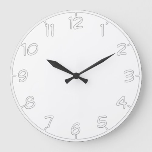 Large Round Face Create A Clock