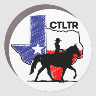 Large Round Trailer Magnet