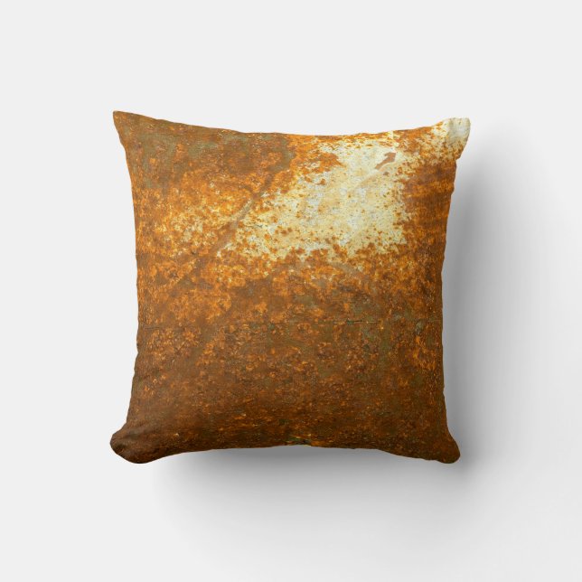large Rust backgroundabstract, ancient, antique, b Throw Pillow (Front)