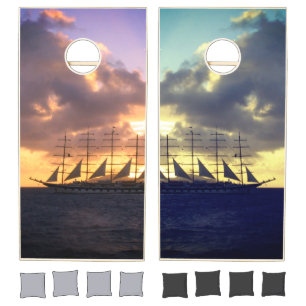 Large Sailboat Cornhole Set
