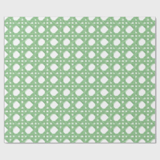 Large SALLY CANING IN 95ca92 GREEN Wrapping Paper