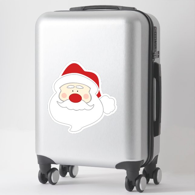 Large Santa Claus Sticker (Suitcase)