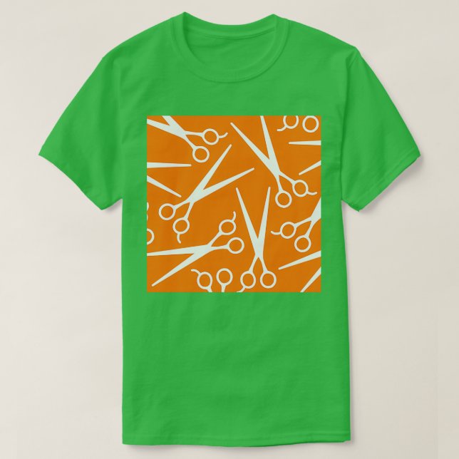 Large scissors pattern 1 Large Full version T-Shirt (Design Front)
