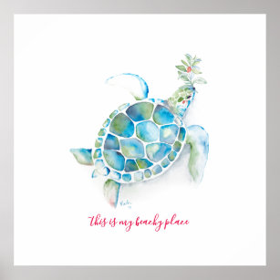 imperfect Details about   Sea Turtle Patina Jeweled & Mirrored Decorative Wall Art Sunset 