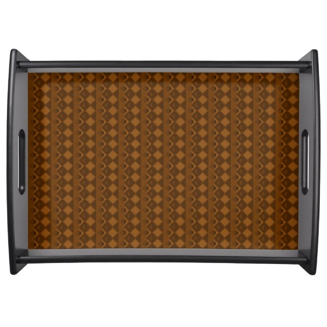 Large Serving Tray, Black Serving Tray (Front)