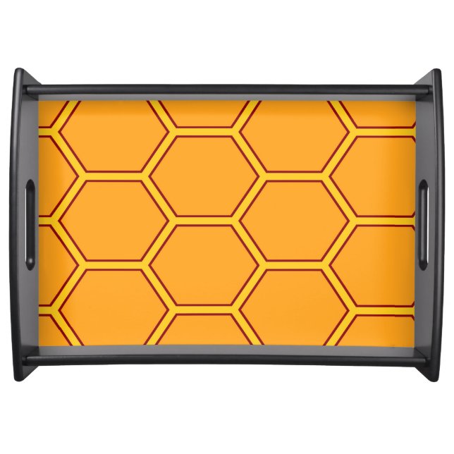 Large Serving Tray, Black Serving Tray (Front)