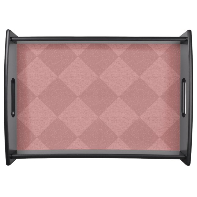 Large Serving Tray, Black Tray (Front)