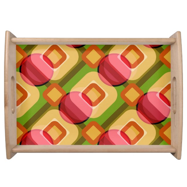 Large Serving Tray, Natural Serving Tray (Front)