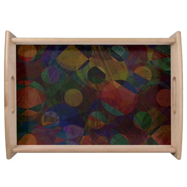 Large Serving Tray, Natural Serving Tray (Front)