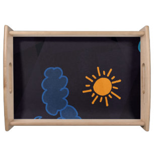 Large Serving Tray, Natural Serving Tray