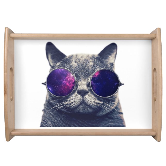 Large Serving Tray, Natural Tray (Front)