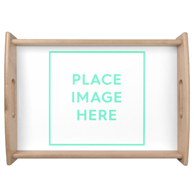 Large Serving Tray, Natural Tray (Front)