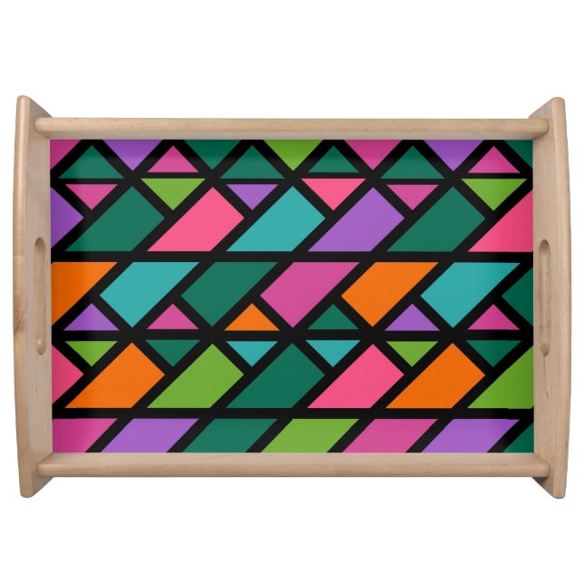 Large Serving Tray, Natural Tray (Front)