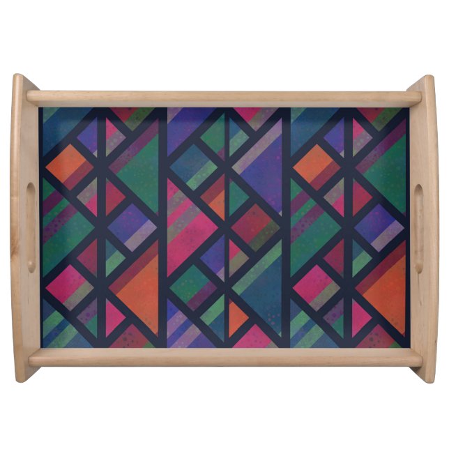 Large Serving Tray, Natural Tray (Front)