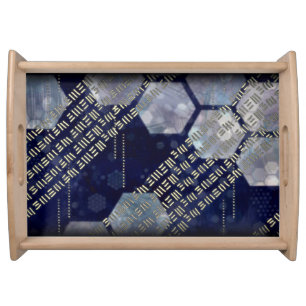 Large Serving Tray, Natural Tray