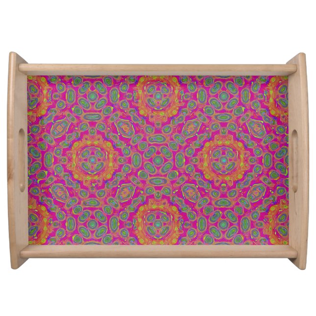 Large Serving Tray, Natural Tray (Front)