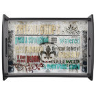 Large Serving Tray with Friendship Expression