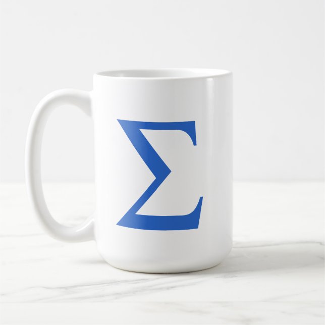 Large Sigma Mug (Left)