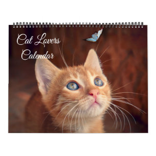 Large Size Cat Lovers Calendar